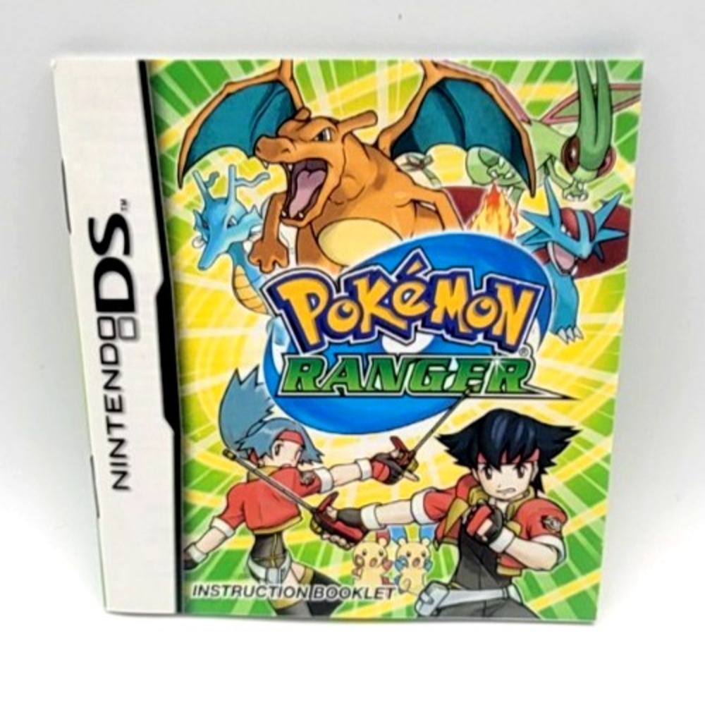 Pokemon Ranger Nintendo DS MANUAL‎ ONLY *NO GAME*